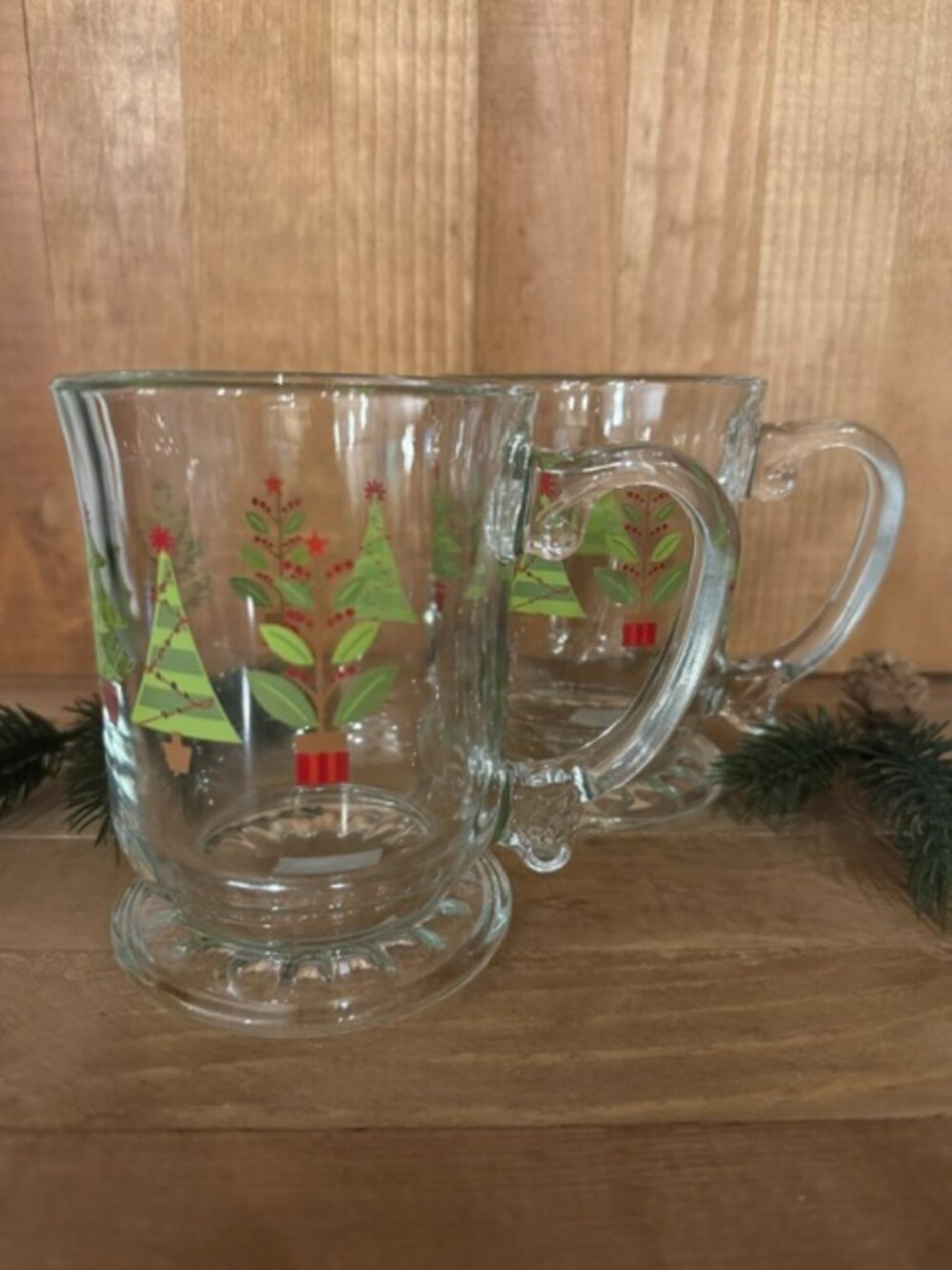Set of 2 - PIER 1 - Christmas Mugs- NEW!